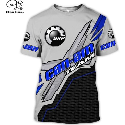 2021 New Plstar Cosmos Brp Can-am 3d Printed Off-road Personality Unisex T-shirt Short Sleeves Funny Harajuku Streetwear