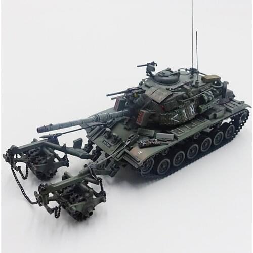 The New 1/72 Israeli Magach 6B Main Battle Tank IDF M60A1 Minesweeper Tank Infantry Heavy Weapon Model High-end Collection Gift