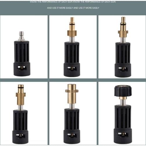 Pressure Washer Connector Adapter for Connecting AR/Interskol/Lavor/Bosche/Huter/M22 Lance to Karcher Water Gun Female Adapter