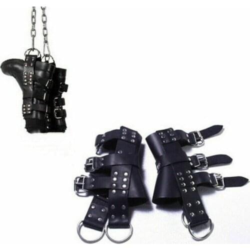Ankle Boot Suspension Cuffs Foot Binder Restraints Hanging Feet Harness Costume Adult Toys Chastity