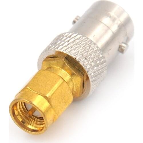 RF Coax Coaxial SMA Male Plug to BNC Female M/F Radio Antenna Connector Adapter SMA Male To BNC Female RF Connector