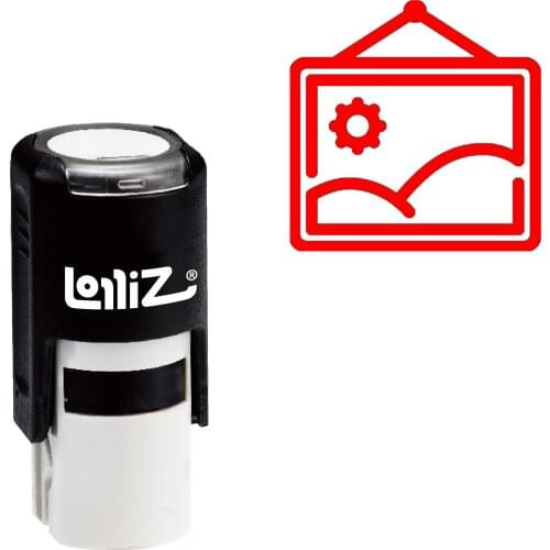 LolliZ Picture Self-Inking Rubber Stamp - Modern Symbol Series