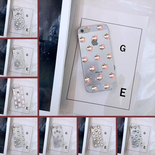 Kawaii Rabbit Cute Animal Cartoon Heart Phone Case Silicone For iPhone 5 5C 5S SE 4 4S Soft Back Cover For iPhone 4 5 S Case