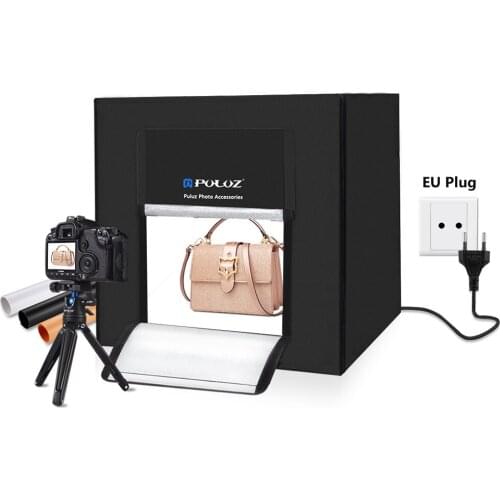 PULUZ light Box 80x80cm Portable Softbox Photo Lightbox Tent With 6 Colors Background For Studio Photography Box LED Light