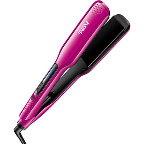 Max 410F Ceramic coated hair straightener anti-scald professional flat iron straightening iron LED digital display Eu charger
