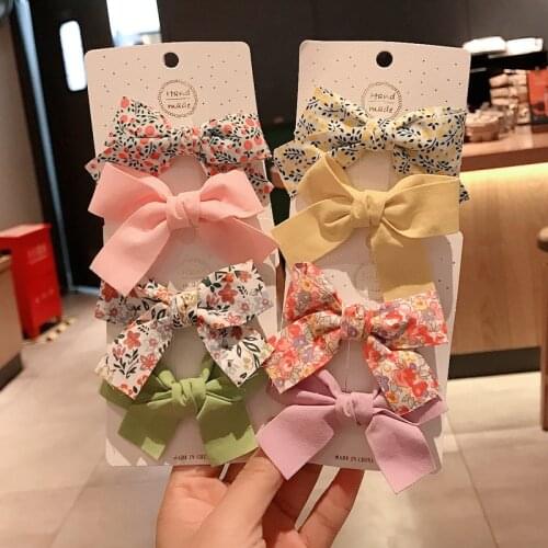 2pcs Baby Embroider Lace Hair Bow With Clips,Newborn Curled Edge Hair Bow Nylon Hair Bands for Girls Hairpins Toddler Barrettes