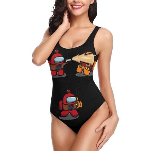 Women 2021 Exotic Bikinis Impostor Sus Sussy Amogus Women Swimsuit One-Piece swimsuit Hot Game Kawaii Women Beach wear