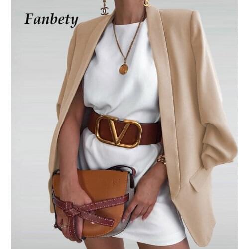 Autumn 2021 New Office Lady Elegant Lapel Slim Cardigan Suit Fashion Solid Modern Women Formal Jacket Casual Long Sleeve Jacket