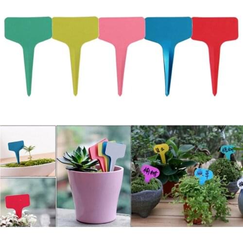 10 Pcs Garden Labels Gardening Plant Classification Sorting Sign Tag Ticket Waterproof Plastic Writing Plate Board Plug In Card
