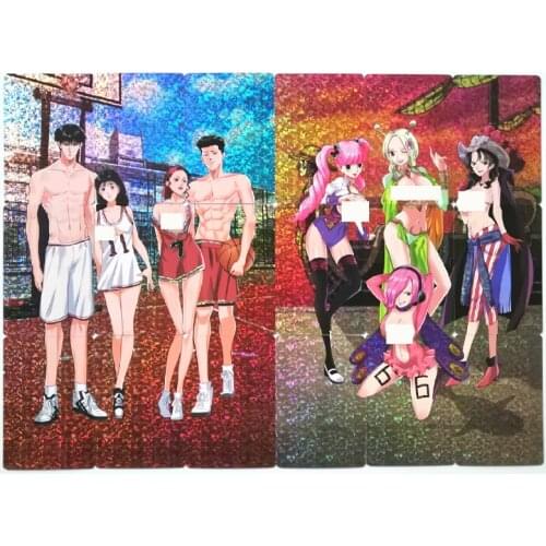 20pcs/set SLAM DUNK ONE PIECE Sexy 9 in 1 Toys Hobbies Hobby Collectibles Game Collection Anime Cards