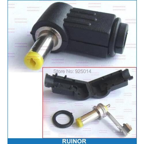 20 pcs Right angle Male 4.0mm x 1.7mm DC socket for Charger Power Plug Soldering