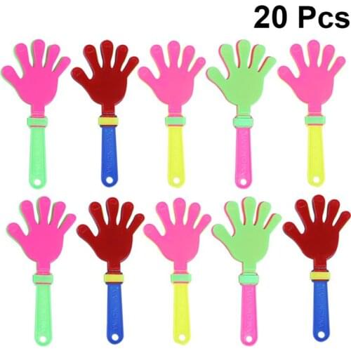 20 Pcs 18CM Hand Clapper Noise Makers Palm Clapping Device Clapping Hands Party Accessories Party Favor for Sports Game