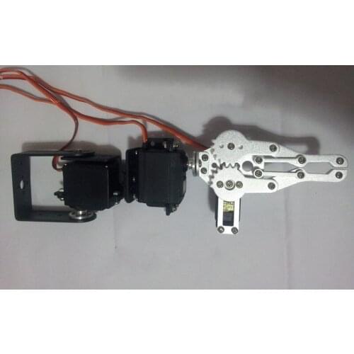 3 Dof Robot Arm Robotic Manipulator Metal Mechanical Claw Servo Steering Gear DIY RC Toy Robotics Part DIY RC Toy Tank Chassis