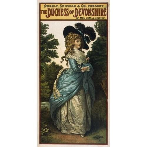 400X300MM duchess-devonshire-1906 jumbo fridge magnet SFM-0284