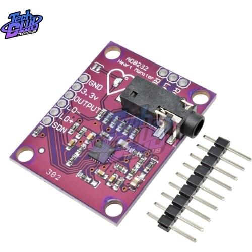 AD8232 Single Lead Heart Rate Monitor ECG Developemt Board Module for Arduino Compatible Diy Kit Electronic PCB Board Module