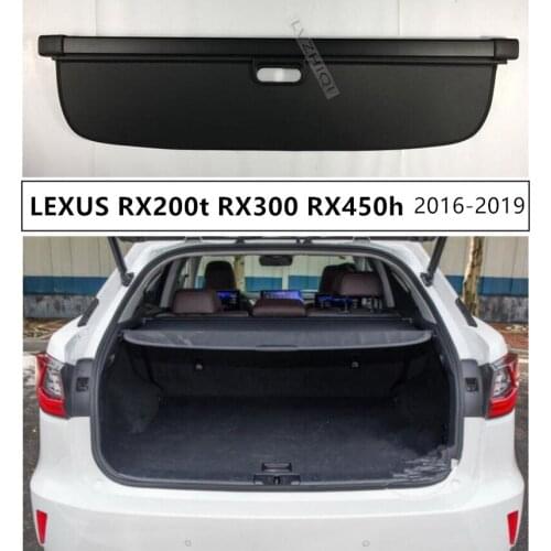 Rear Trunk Cargo Cover For LEXUS RX200t RX300 RX450h 2016 2017 2018 2019 2020 2021 High Qualit Car Security Shield Accessories