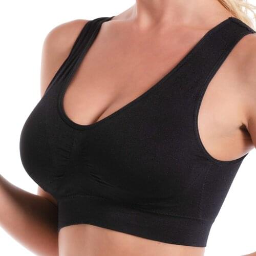 Bra Sports Bra Seamless Plus Size 3XL Sexy Push Up Vest Womens Without Frame Female No Chest Pad Thin Sleep Yoga