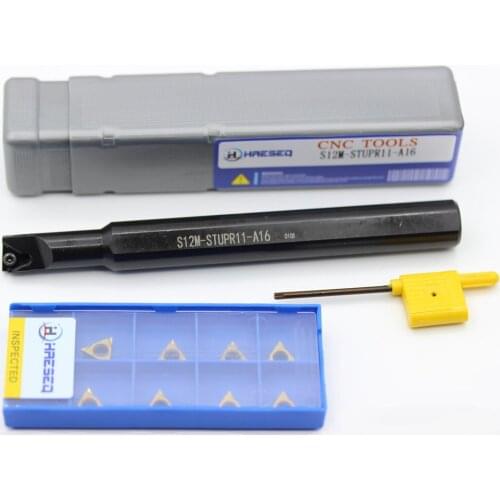 CNC Lathe Boring Bar Turning Tool Holder S12M-STUPR11 S08M-STUPR09 S10M-STUPR with Insert Blades for Metal Cutting Machine