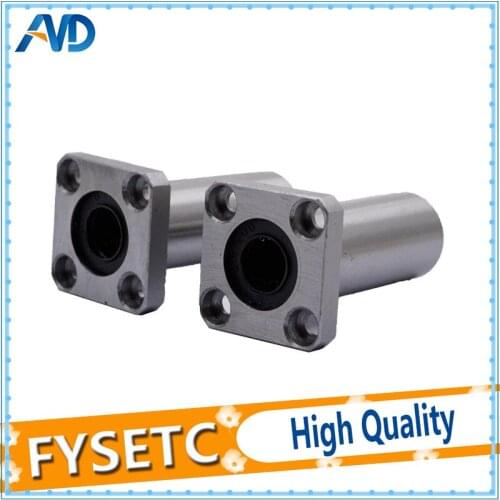 4pcs LMK12LUU LMK12L Long Type Flange Bearing Linear Bush LMK12L LMK12LUU For 3D Printer Ultimaker 2 UM2 CNC Parts