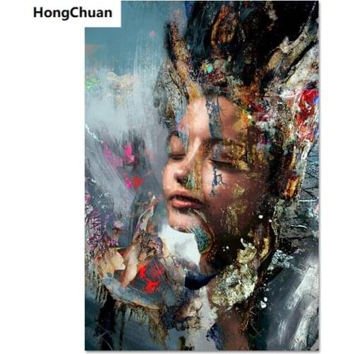 Painted beauty 5D DIY square/round diamond painting mosaic diamondembroidery cartooncross stitch needlework homedecoration gifts