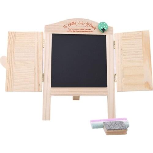 Small Blackboard Wooden Chalkboard Kindergarten Drawing Board Learning & Educational Drawing Toy Learning toys for Children