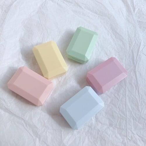 Cute Colored Contact Lens Case Plastic Mini Contact Lens Container Lovely Travel Kit Box Support Gift Beautiful
