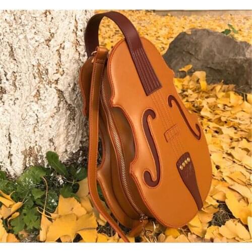 Mori Girl Lolita Vintage Violin Simulation Shoulder Bag Styling Bag College Style Women Messenger Bag B1463