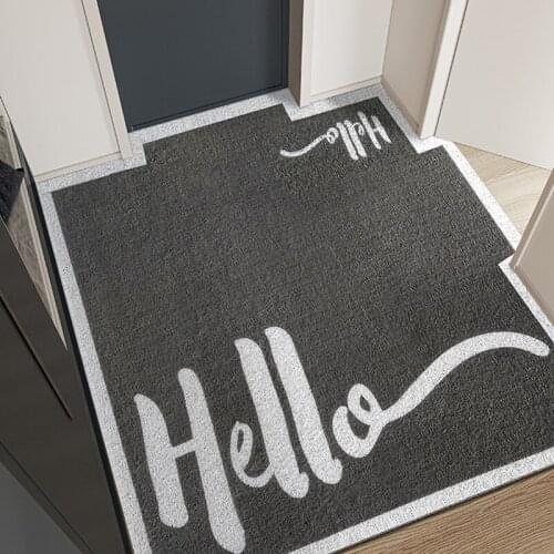 Free Cutting Door Mat Carpet Anti-slip Indoor PVC Home Mats Carpet Kitchen Mat Bath Mat Hallway Decor Custom Entrance Door Mats