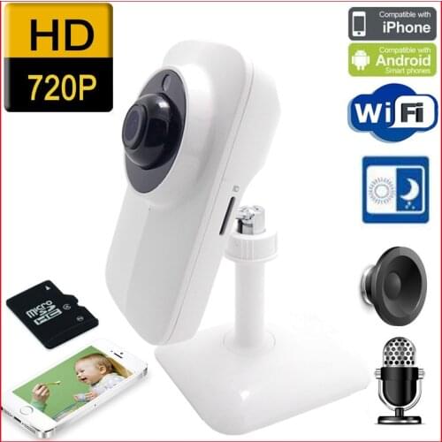 Baby Monitor TF Micro SD Card Supported Wireless Network Internet Wifi IP Camera Built-in Mic Indoor CCTV Security Camera