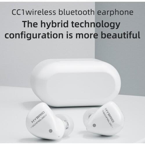 CCA CC1 TWS In-Ear Earphone Ture Wireless 5.2 Bluetooth Headphones AAC Sport Hybrid Drive Gaming Headsets