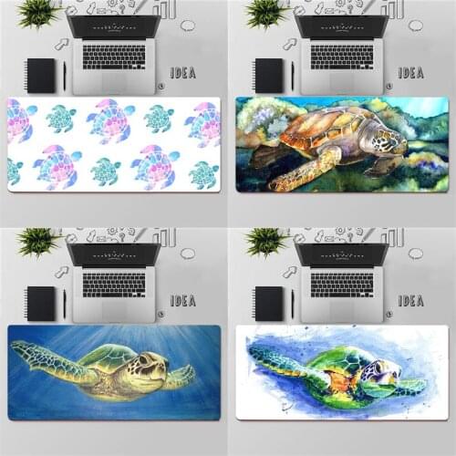 Maiyaca High Quality Turtle Animal watercolor paintings Office Mice Gamer Soft Mouse Pad Rubber Computer Gaming mousepad