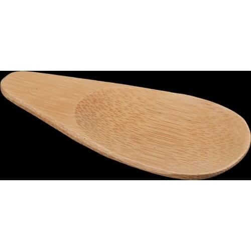 1PCS Melon Seed Shape Drop-shaped Kung Fu Tea Spoon Handmade Mini Bamboo Tea Scoops