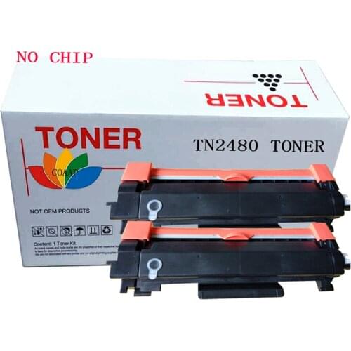 2pk Compatible TN 2480 Toner cartridge for brother DCP-L2535DW DCP-2550DW HL-2375DW MFC-L2715DW MFC-L2750DW Printer