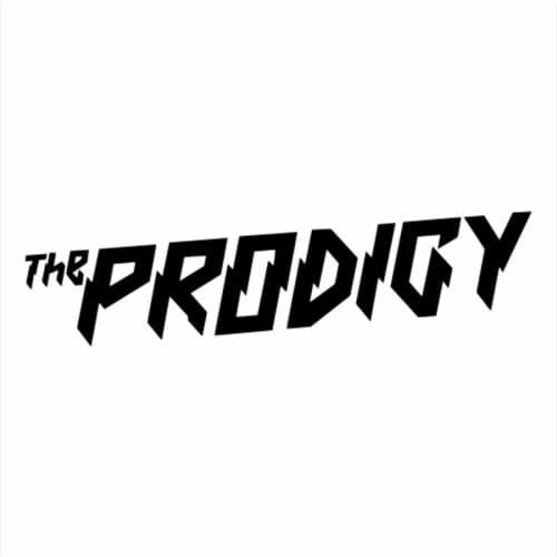 The Prodigy Word Decal Vinyl Car Stickers Accessories Black Silver CL548