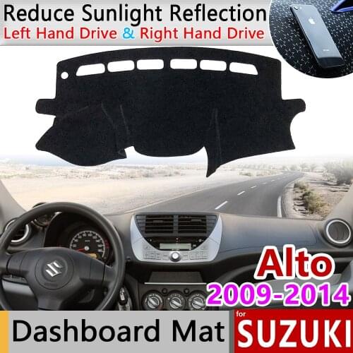 For Suzuki Alto 2009 2010 2011 2012 2013 2014 Sport Anti-Slip Mat Dashboard Cover Pad Sunshade Dashmat Protect Car Accessories