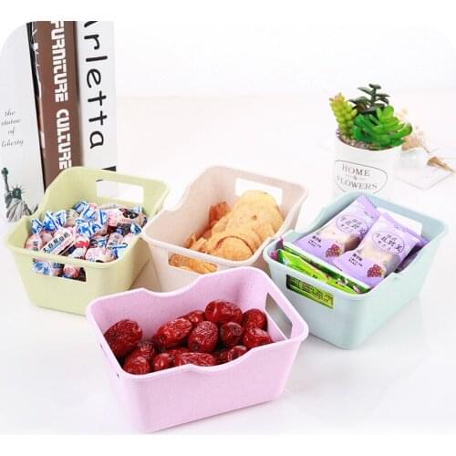 Eco-friendly Easily Doug Cosmetic Storage Box Small Desktop Office Computer Remote Storage Box Finishing Debris Classification