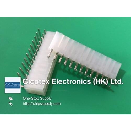 5557-24W 24-pin 4.2mm ATX connector 24 -pin 90 -degree bend pin socket