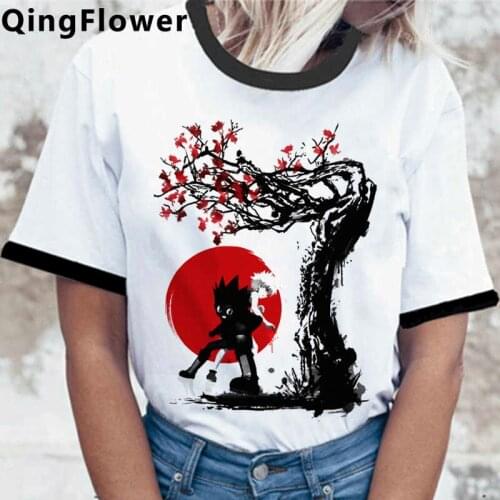 Hunter x Hunter Kurapika Killua Hisoka tshirt women streetwear harajuku kawaii vintage grunge kawaii top tees couple clothes