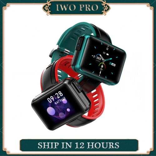 IWO PR T91 TWS Wireless Bluetooth Headset Smart Watch Men 2020 1.4 Inch Big DIY Screen Bluetooth Call Weather Smartwatch
