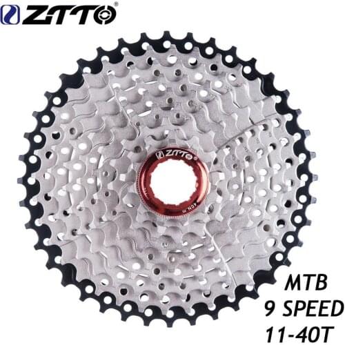 ZTTO 9s Cassette Freewheel 11-40T 9 Speed Flywheel Sprocket Cassette Flywheel Bicycle Parts