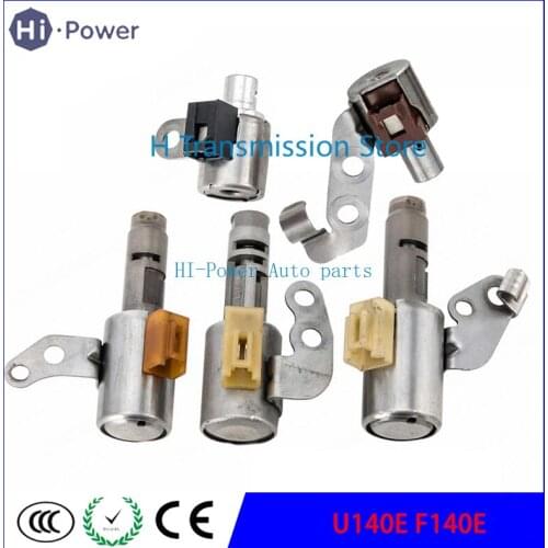 Tested Rostra Solenoid Kit For Toyota / Lexus U140E F140E 5PCS Solenoid Set