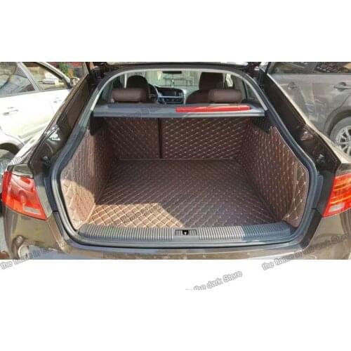 Leather Car Trunk Mat Cargo Liner for Audi A7 2021 2020 2019 2018 2016 2015 2014 2013 2012 2011 2010 2022 accessories 4g 4k c7