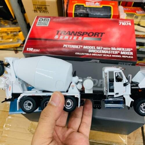 Peterbilt Model Mcneilus Bridgemaster Mixer 1:50 By Diecast Masters DM71074