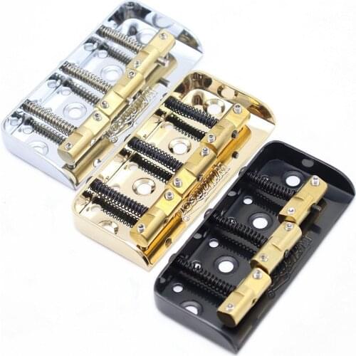 1 Set NEW Wilkinson WTBS Short Bridge for TL, Brass Saddles, Chrome Black Gold