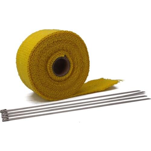 Motorcycle accessories heat insulation exhaust pipe heat insulation anti ironing cloth glass fiber belt 1.5mm*50mm*5m