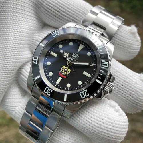 STEELDIVE 1954 Middle East Eagle 316L Steel Automatic Watch Men Mechanical NH35 Sapphire C3 BGW9 Ceramic Bezel Diver Watch 200m