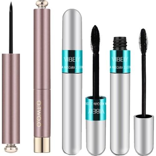 O.TWO.O Liquid Eye Liner Black Waterproof Ultra Fine Brush Head Long Lasting Fast Dry Natural Eyeliner Cosmetics Makeup
