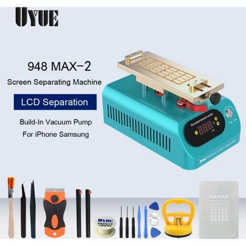 NEW UYUE 948 MAX LCD Separator Touch Screen Separating Machine For Phone Repair Separation OCA Clean LCD Separator Tools