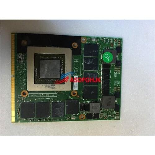 Original GTX880M 8GB GDDR5 MS-1W0C1 N15E-GT-A2 FOR MSI GT70 MS-1763 GT60 MS-16F4 Video Card Test OK