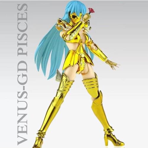 Great Toys/GT Saint Seiya Myth Cloth EX Holy Female Pisces Venus Knights of the Zodiac Action Figure Metal Armor Model Toys